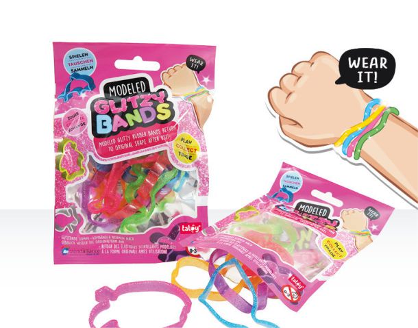 tatoy® MODELED GLITZY BANDS