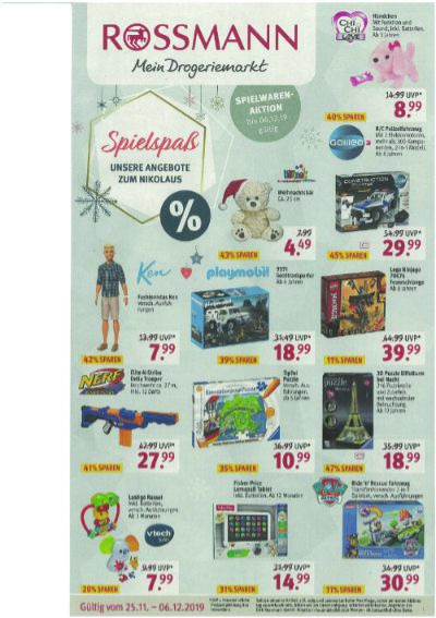 Rossmann Nikolaus 12/2019