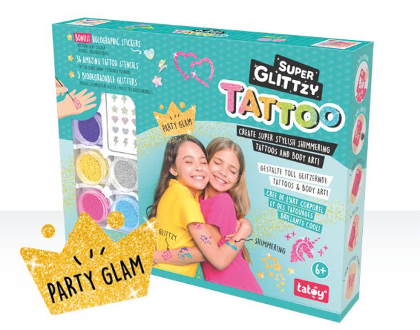 tatoy® Super Glittzy Tattoo-Set „PARTY GLAM“