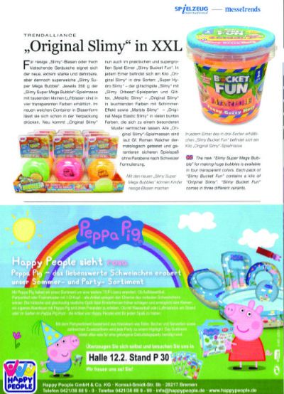 Spielzeug International Messetrends 03/2019 Bucket